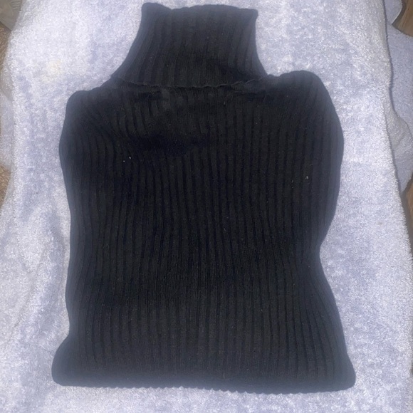 Black Turtleneck Sweater - Picture 1 of 3